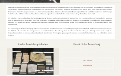 Virtuelle Ausstellung „Unbelastet? Die Münchner Osteuropaforschung in Kriegs- und Nachkriegszeit“