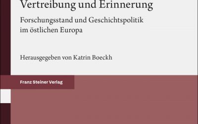 Neuerscheinung: Katrin Boeckh (Hg.) „Vertreibung und Erinnerung. Forschungsstand und Geschichtspolitik im östlichen Europa“