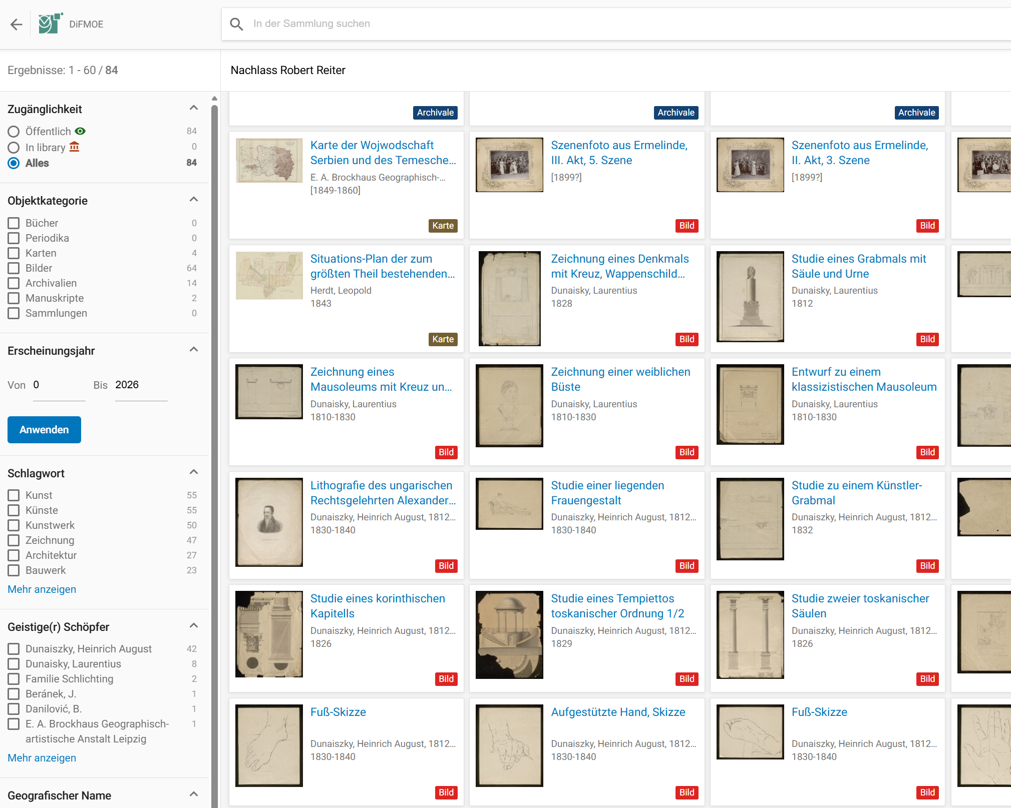05.15_Screenshot DiFMOE Sammlung Reiter