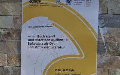 Rückblick auf den ersten Tag der internationalen Tagung «– im Buch stand und unter den Buchen –» Bukowina als Ort und Motiv der Literatur